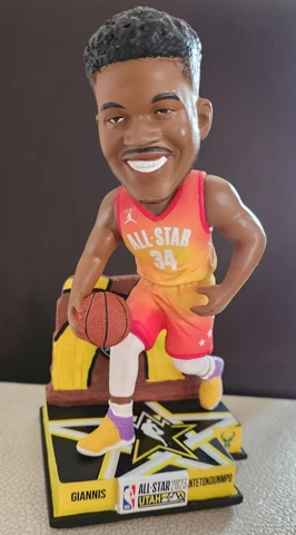 2023 Giannis Antetokounmpo Milwaukee Bucks NBA All Star Game Bobblehead #26/123 Cover
