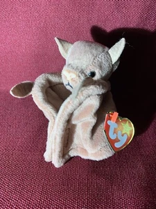 TY BEANIE BABY Batty The Brown Bat 4ta Generación Pellets de PVC Etiqueta Errores (1996) - Imagen 1 de 8