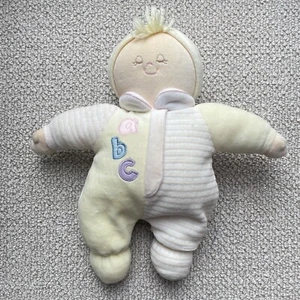 Russ Berrie ABC Bridget Doll Vintage 90s Yellow Plush Stuffed Animal 12” Inch - Foto 1 di 8
