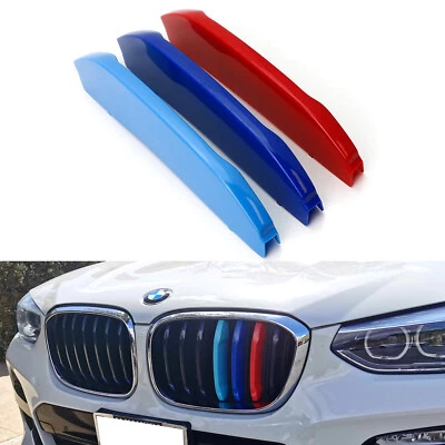 ///Embellecedores de inserción de rejilla de color M para BMW G01 X3 2018-21 con 7 vigas de rejilla estándar Foto 1 de 4