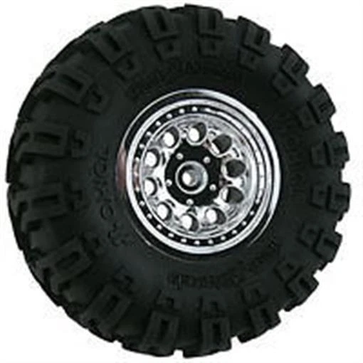 RPM Revolve Narrow Wheelbase Chrome Rock Crawler Wheels - Image 1 of 1