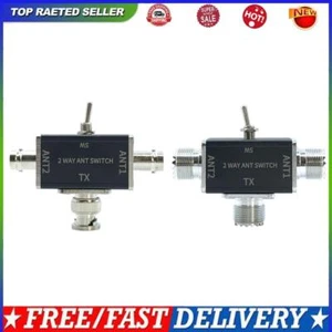 2 Way CB/HAM Antenna Coax Switches 100W 0-50MHz with OFF/Ground Protection - Zdjęcie 1 z 14