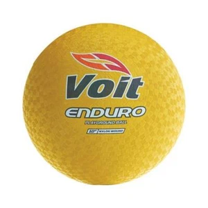 Pelota de patio de recreo de enduro, amarilla, 10" - Imagen 1 de 1