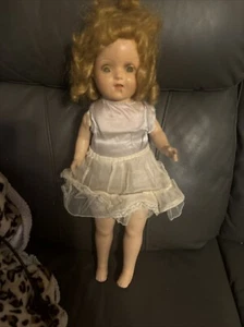 Vintage 1930s Shirley Doll Unmarked Cloth And Composition  - Picture 1 of 20