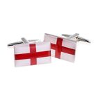England Flag Cufflinks St George Cross English Wedding Formal Present GIFT BAG