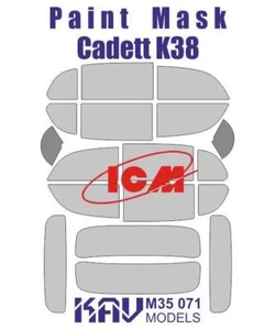 1/35 Paint Mask for Kadett K38 (ICM) - Picture 1 of 1