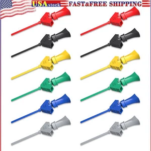 SMD IC Test Hook Clip 12PCS 6 Colors for Logic Analyzer, Electronic Testing - Picture 1 of 6