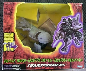 MEGATRON 1996 T-Rex Kenner TRANSFORMERS BEAST WARS Open box complete Canadian - Picture 1 of 6
