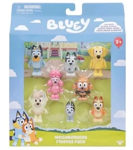 BLUEY NACHBARSCHAFT FREUNDE PACK Judo Missy Lucky Muffin 8 Figuren 2024! Neu - Bild 1 von 6