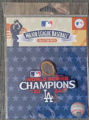 Official 2024 Dodgers Champions Patch World Series LA Fernando Championship - Image 1 of 2