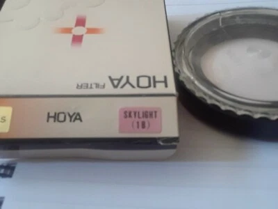 Hoya, Filters, 49mm. 1B Skylight and 80B Blue, camera lens filters. 2-used/... - Image 1 of 4