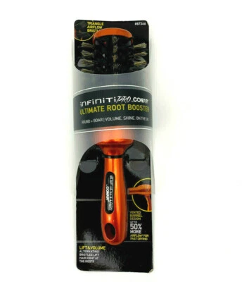 Conair Infiniti Pro Ultimate Root Booster 圆形野猪通风发刷 橙色 — 第 1/3 张图片