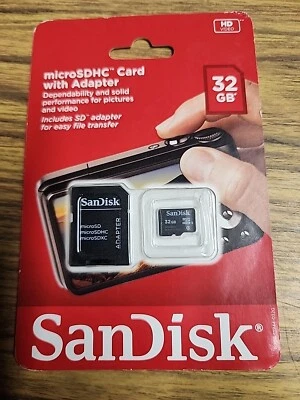 SanDisk 32gb Class 4 microSDHC Memory Card - Image 1 of 3
