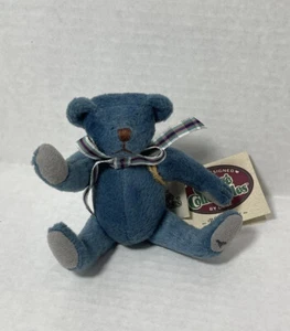 Tags Ganz Cottage Collectibles Mini Bluebeary Bear 5"  Plush Stuffed Animal - Picture 1 of 6