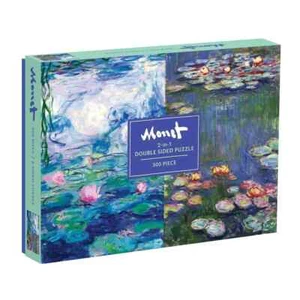 Monet Double-Sided 500 Piece Jigsaw Puzzle Galison New - Picture 1 of 3