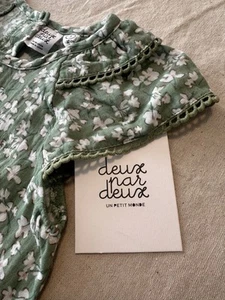 ✅ Deux Par Deux girls size 7 printed daisy floral (new w/tags) - Picture 1 of 17