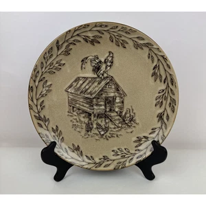 Pfaltzgraff Thanksgiving Rooster Farmhouse Style 10-3/4” Dinner Plate Country - Picture 1 of 3