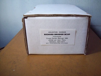 1/43 COLLECTION CHARADE RICHARD BRASIER 96 HP 1905 BOX ONLY NO MODEL - Image 1 of 3