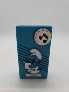 Radio transistor AM Nasta Smurfs 1981 de colección probado y funcionando - Imagen 1 de 2