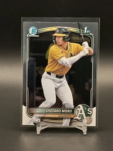 Bowman Chrome Prospects 1st Bowman Shotaro Morii 2025 #BCP-170 Athletics - Imagen 1 de 2