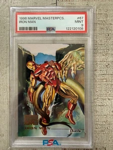 1996 Marvel Masterpieces Iron Man Duels #67 PSA 9 MINT Tony Stark MCU - Picture 1 of 2