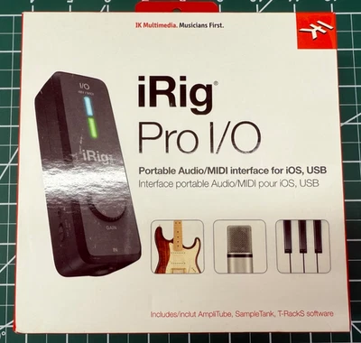 IK Multimedia iRig Pro I/O Universal Audio and MIDI Interface Content Creation - Image 1 of 2