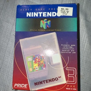 Pride Nintendo N64 Videogioco Conservatore Confezione 3 Custodie Cartuccia Plastica Clamshell - Foto 1 di 3