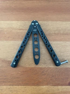Faca de treino borboleta 3,9" prática Balisong ferramenta de treinamento maçante boa qualidade - Imagem 1 de 4