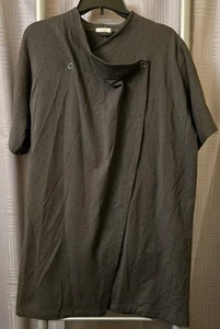 Pure Jill Damen grau asymmetrisches Oberteil Cape Shirt Größe Small Kurzarm - Bild 1 von 7