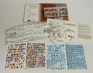 Creative Memories Titletopia Circle & Waves Letter & Sticker Aligners & ABC A2 - Picture 1 of 1