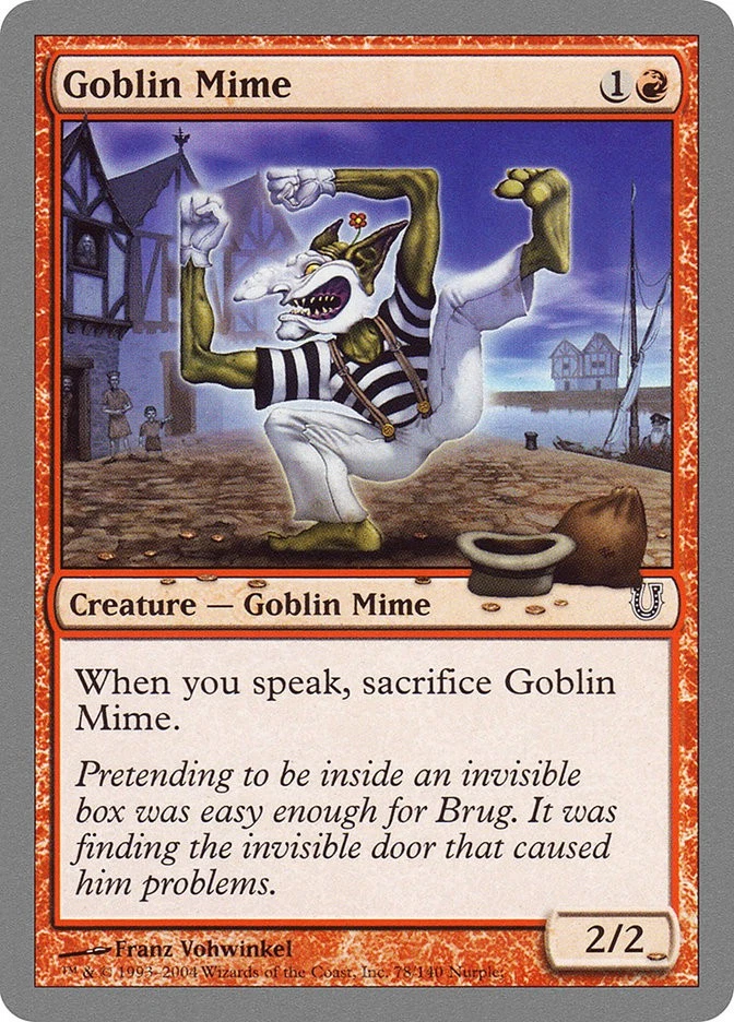 Goblin Mime [Unhinged] (UNH 78) Near Mint - Image 1 of 1