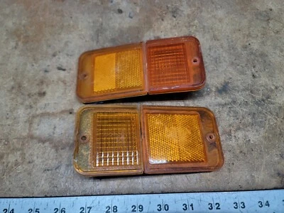 1968-1972 Chevrolet C K пикап маркер лампа объектив пара OEM GM 5960596 США сделано  - Изображение 1 из 4