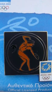 PENTATLÓN EN KYLIX JARRÓN ANTIGUO DE GRECIA ATENAS 2004 PIN OLÍMPICO - Imagen 1 de 2