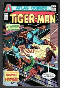 Cómics de Tiger-Man #3 Vs. Hypnos Atlas Seaboard Edad de Bronce 1975 en estado bastante bueno+ Lieber Cover - Imagen 1 de 2