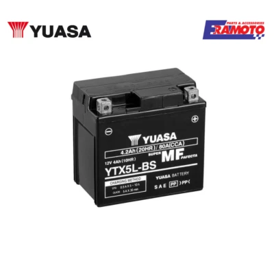 BATTERIA YUASA YTX5L-BS ATTIVATA PER KTM SX 500 525 SXF 450 505 SXS 450 540  - Изображение 1 из 4