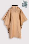 RRP €650 KASSL EDITIONS Oversized Poncho Size XS Popper Sides Hooded