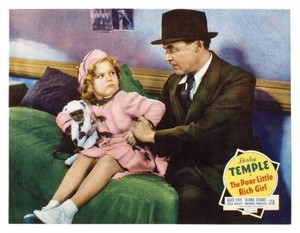 Poor Little Rich Girl lobby card Shirley Temple John Wray 1936 OLD PHOTO