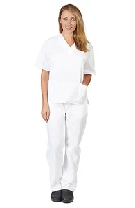 Medical Nursing Scrub Set NATURAL UNIFORMS Men Women Unisex Top Pants BP101  - Picture 1 of 48