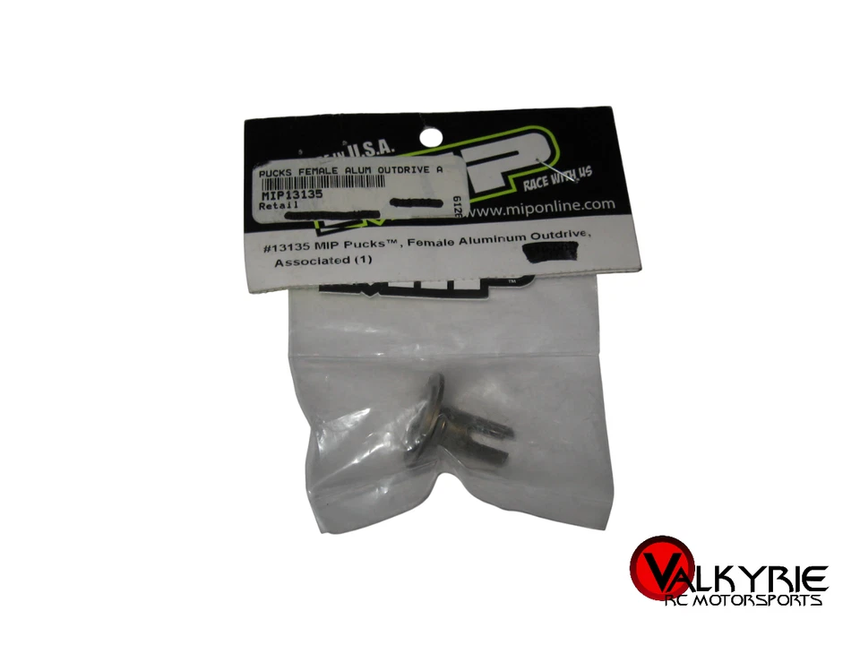 RC Grade MiP Associated Pucks ™ Female Outdrive Hard Aluminum Gray (1) 13135 - Image 1 of 1
