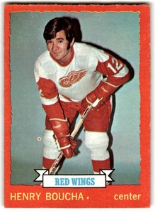 1973-74 O-Pee-Chee Henry Boucha Rookie #33 Detroit Red Wings