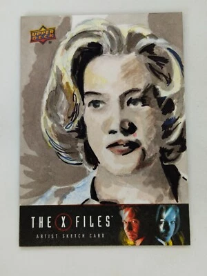 2018 Upper Deck The X-Files Art Sketch By Kallan Aecher 1/1 - Image 1 of 2