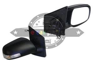 FOR TOYOTA YARIS SEDAN 1/2006-2016 RIGHT SIDE DOOR MIRROR ELEC BLACK /INDICATOR  - Picture 1 of 2
