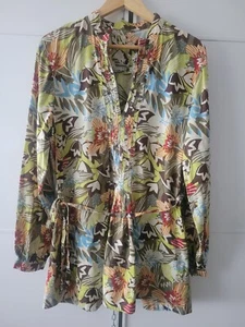 Ladies Floral Top / Mini Dress Size S/M - Picture 1 of 4