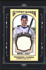 2011 Topps Gypsy Queen Framed Mini Relics #JH Josh Hamilton