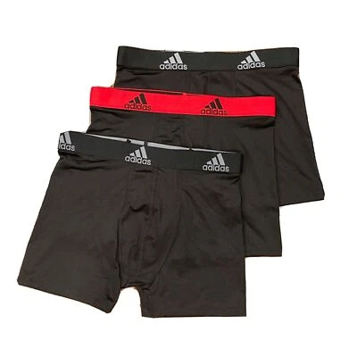 Set of 3 adidas Boy's Boxer Brief Midway Size XL 18-20 Athletic Underwear - Image 1 of 3