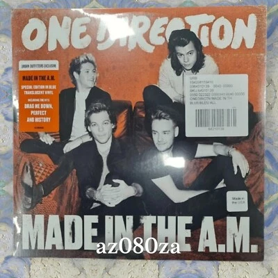 One Direction Made In The A.M. Blue 💙 Vinyl LP Deluxe 3 Bonus Tracks New Sealed
