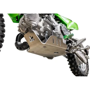 Tusk Aluminum Skid Plate Silver For KAWASAKI KLX110 KLX110L KLX110R KLX110RL - Bild 1 von 15