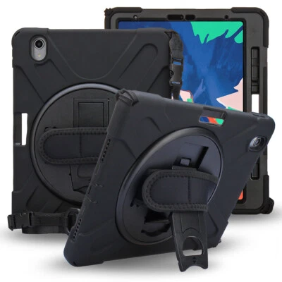3 in 1 Heavy Duty Full Edges Protection Case For iPad 9th,Pro 12.9/11, Air /Mini - Image 1 of 4