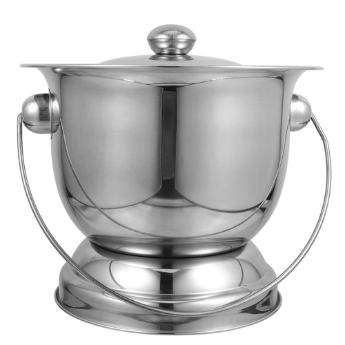 Chamber Pots for Adults Pee Bucket Women with Lid Stainless Steel Urine