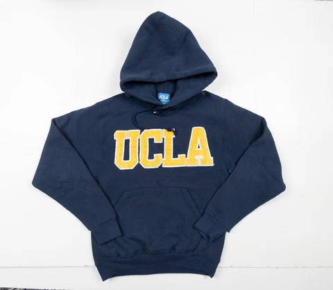 Vintage UCLA Sweatshirt Adult Small Blue Hoodie College Sweater Los Angeles FLAW Cover